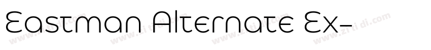 Eastman Alternate Ex字体转换